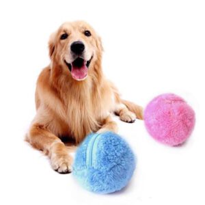 active plush chew ball for dogs